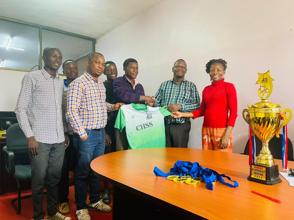 CHSS Formerly Receives Interfaculty Football Trophy