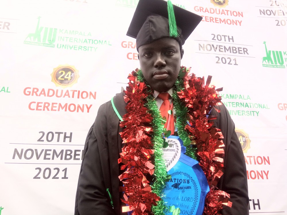 Isaac Peters is Excited With His Second Degree at KIU