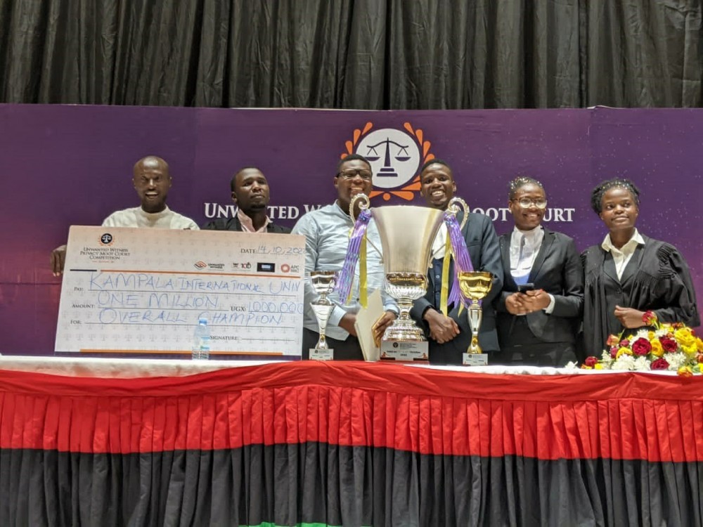 KIU beats Makerere University to win 'Unwanted Witness privacy Moot'