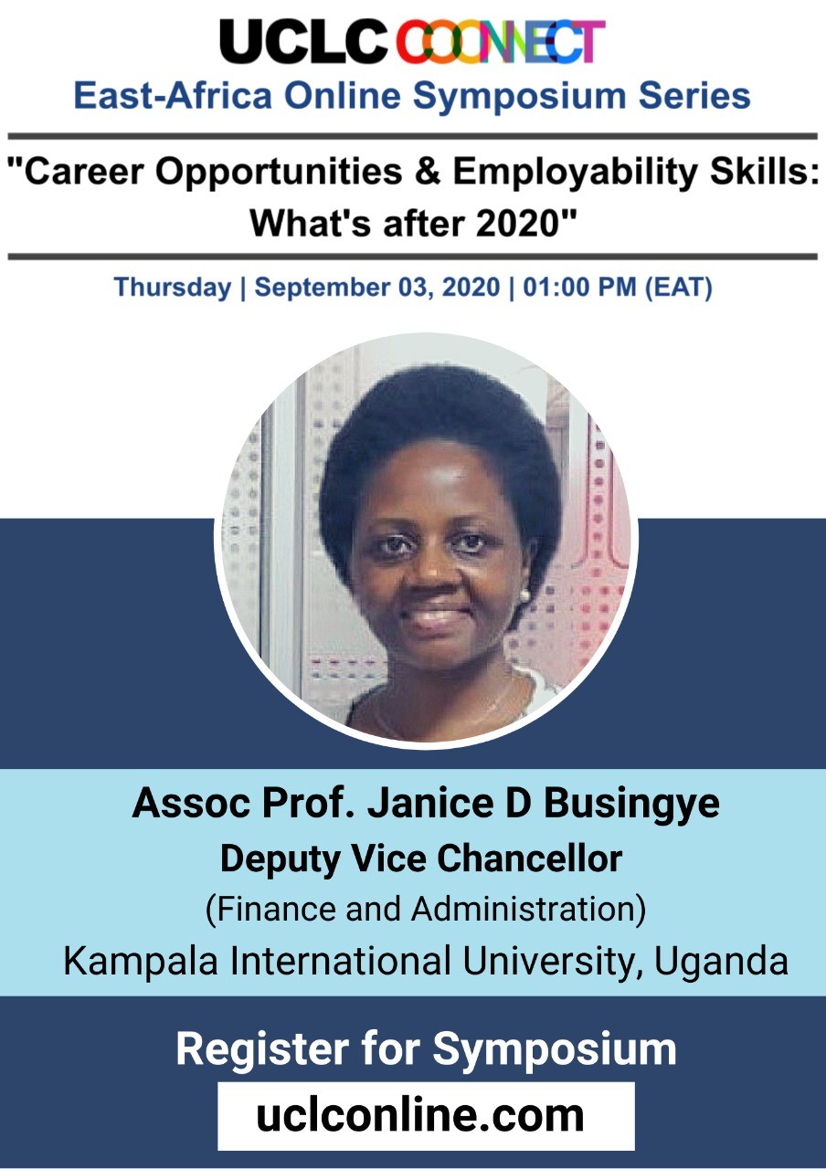 kiu-deputy-vice-chancellor-finance-and-administration-prof-janice-busingye-set-to-speak-at-the-east-africa-online-symposium-series