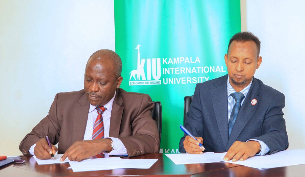 Kiu Signs Mou With Al Hayat Medical University Somalia