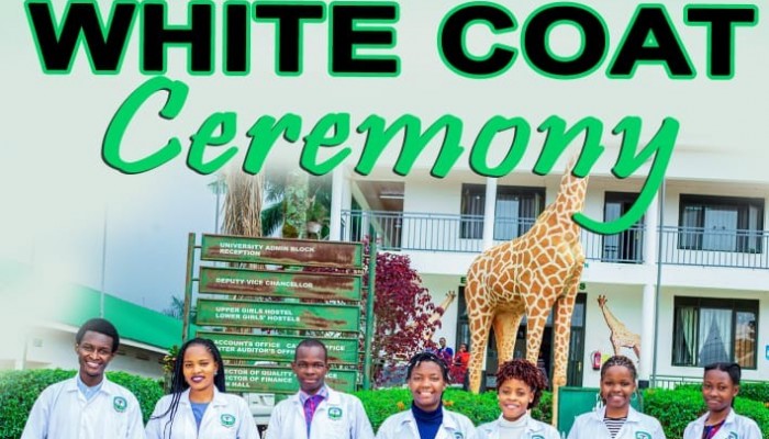 KIU Western Campus New Medical Students Gear up for The White Coat Ceremony