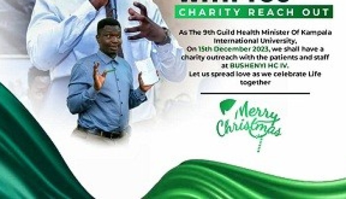 KIU's Ray Maxwell Odongo Organizing Charity Outreach to Bushenyi Health Center IV
