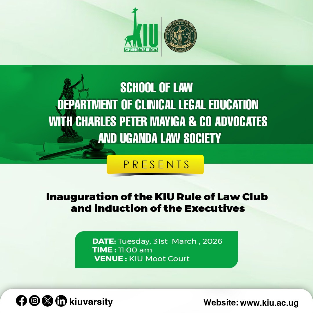 Inauguration of the KIU Rule of Law Club