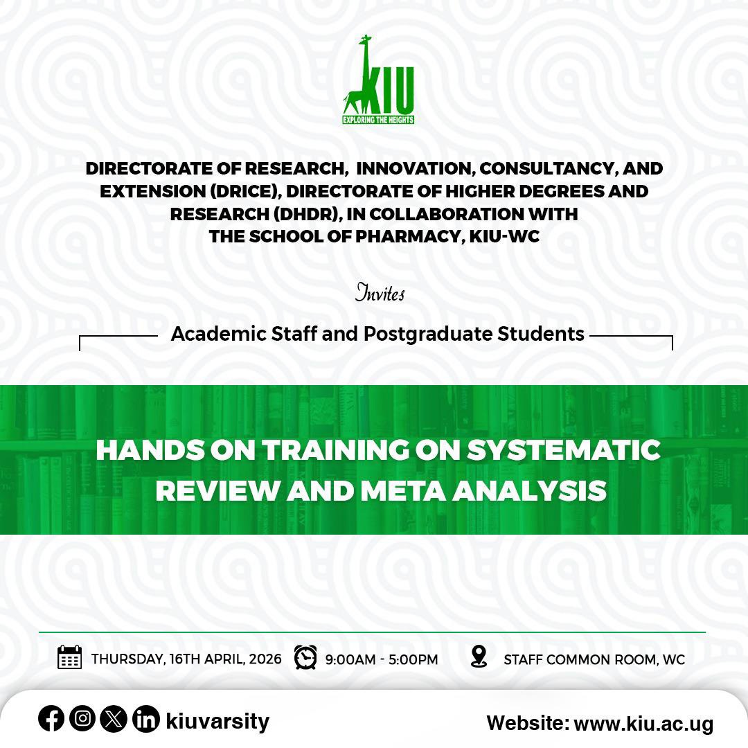 Hands-On Training on Systematic Review and Meta-Analysis