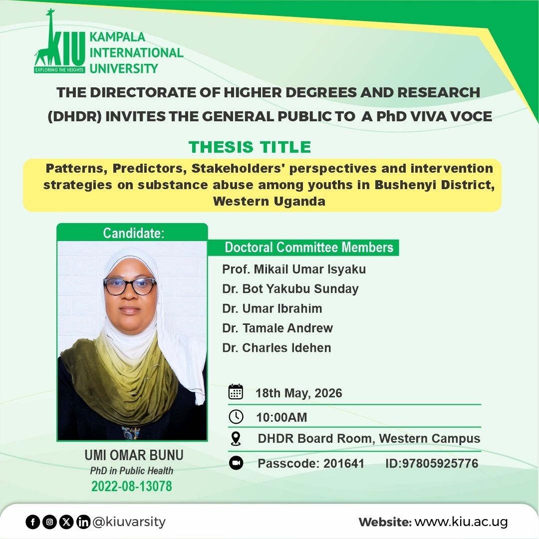 PhD Viva Presentation - Umi Omar Bunu
