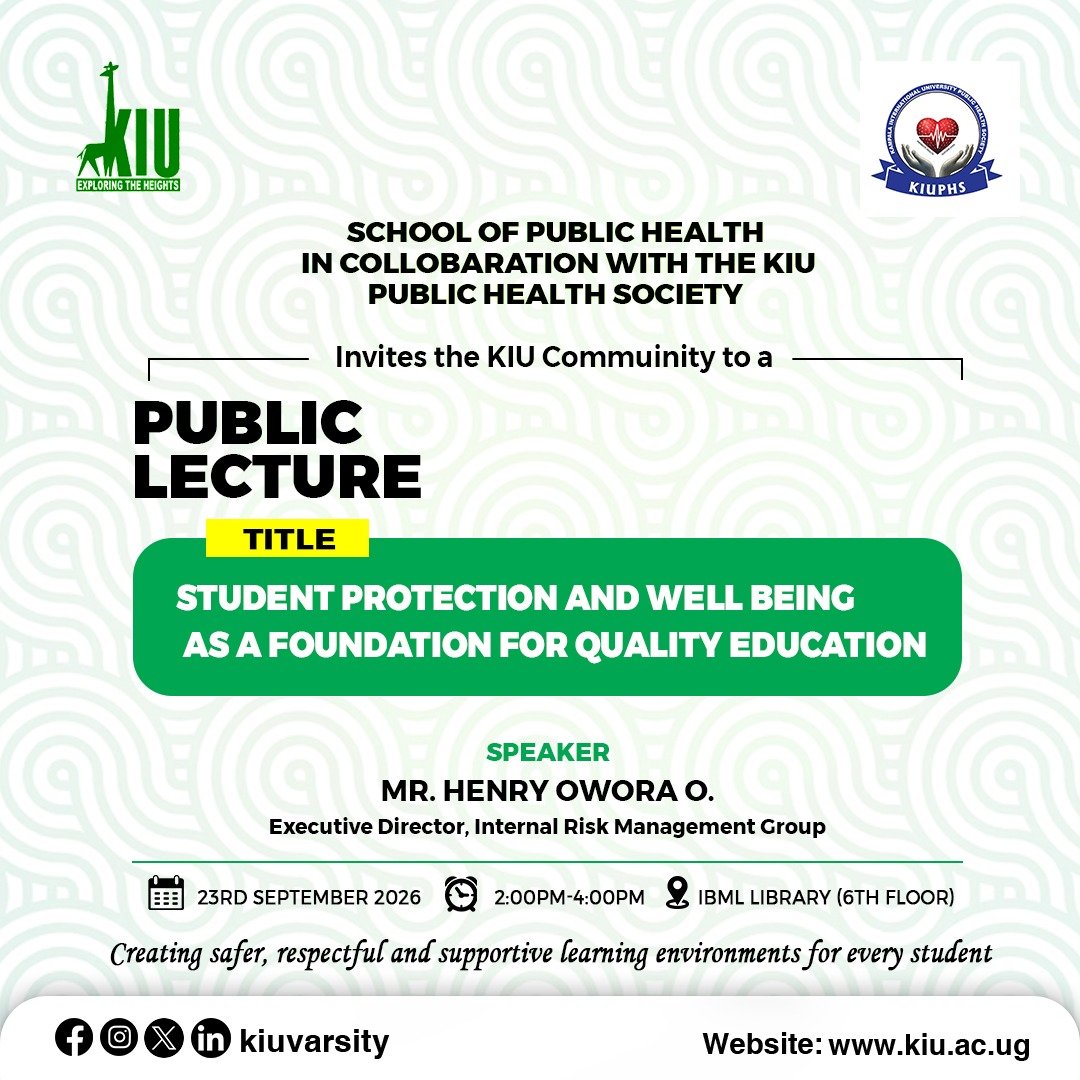 Public Lecture on Student Protection & Well‑Being