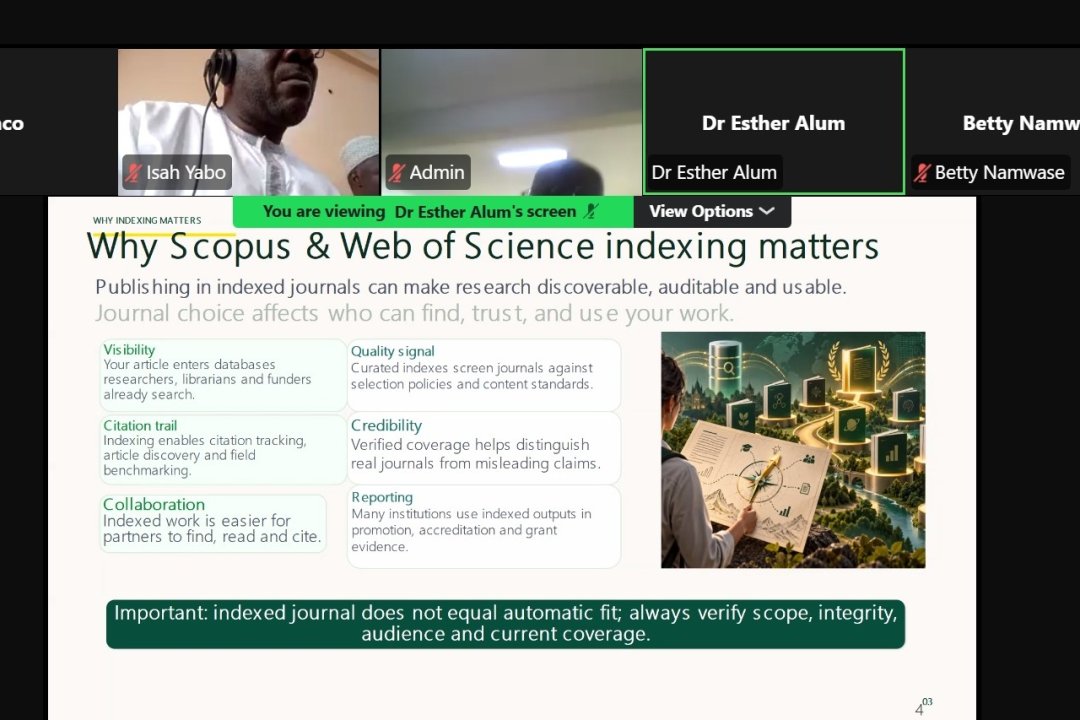 KIU Holds Virtual Research Publication Workshop to Enhance Scholarly Visibility 